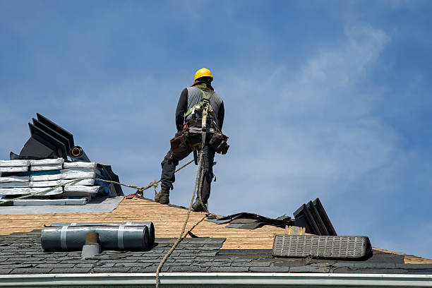 Professional Roof Replacement technician working in Olivet, NJ